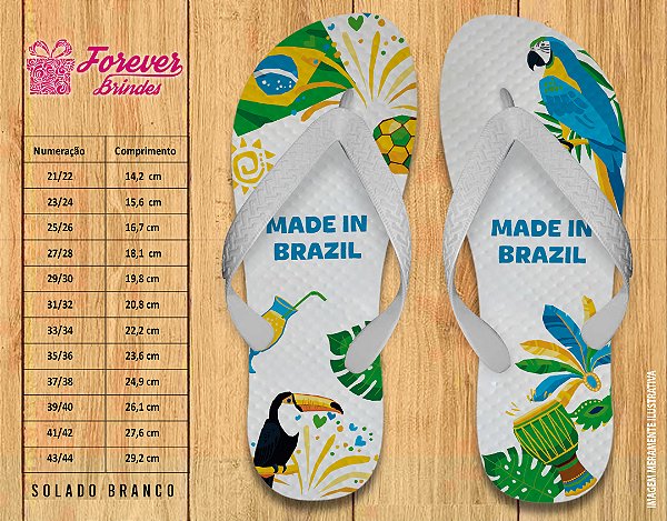 Chinelo Personalizado Aniversário CARNAVAL FUTEBOL