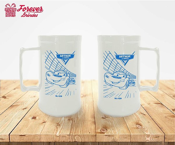 Caneca De Chopp Personalizada Dos Carros