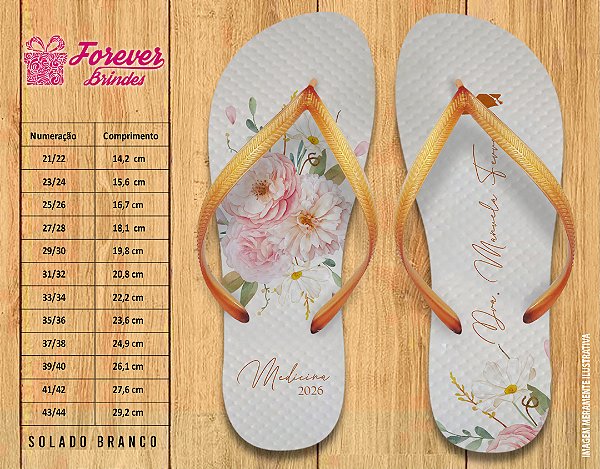 Chinelo Personalizado Medicina