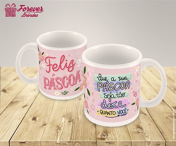 Caneca Porcelana PÁSCOA