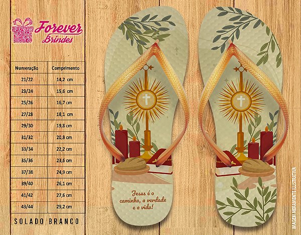 Chinelo Personalizado Sexta Feira Santa Páscoa