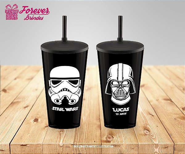Copo Twister Personalizado Aniversário Star Wars