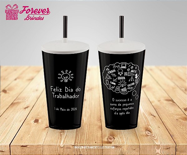 Copo Twister Personalizado Dia do Trabalho