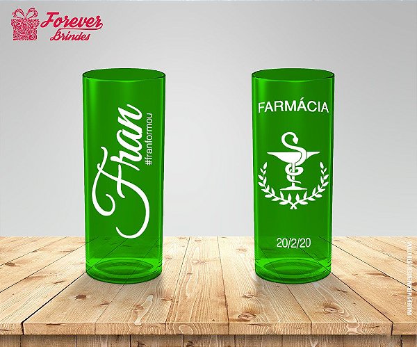 Copo Long Drink Personalizado Formatura De Farmácia