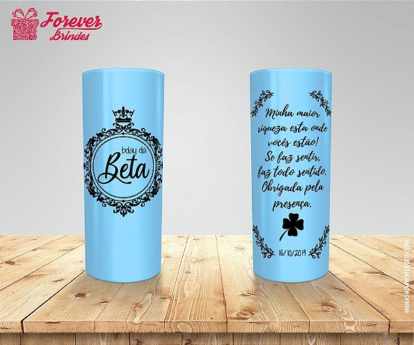 Copo Long Drink Personalizado De Aniversário - FOREVER BRINDES