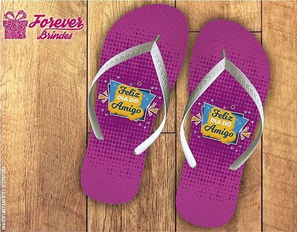 Chinelo Personalizado Dia Dos Amigos