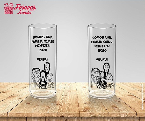 Copo Long Drink Personalizado Festa da Familia