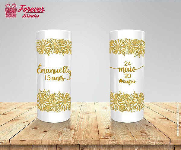 Copo Long Drink Personalizado de 15 Anos
