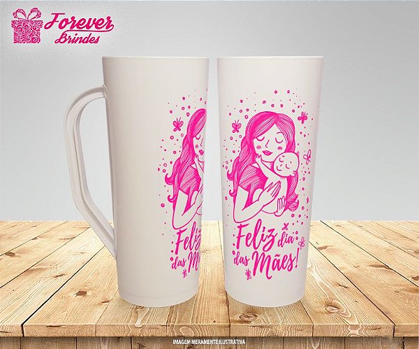 Caneca Slim Personalizada Dia das Mães