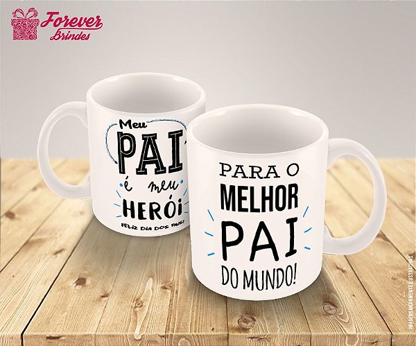 Caneca De Porcelana Dia Dos Pais