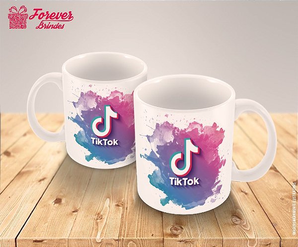 Caneca Porcelana Tik Tok