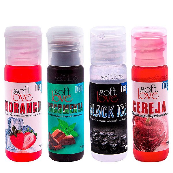 Gel Ice e Hot Comestível 15ml Soft Love