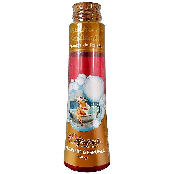 Espuma De Banho Aromática 160ml 40graus - Paixão