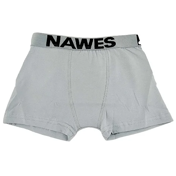 Cueca Boxer Em Cotton Juvenil Elástico Personalizado Nawes