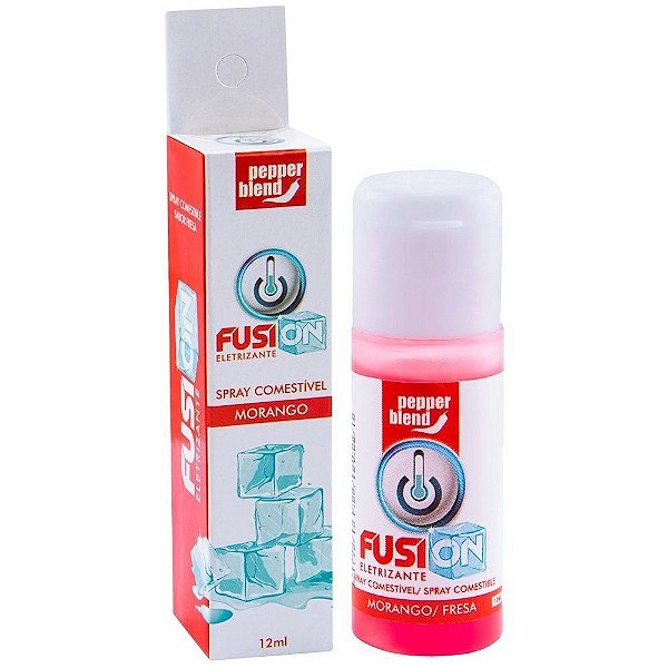 Fusion Eletrizante Gel Comestível 12ml Pepper Blend - Morango