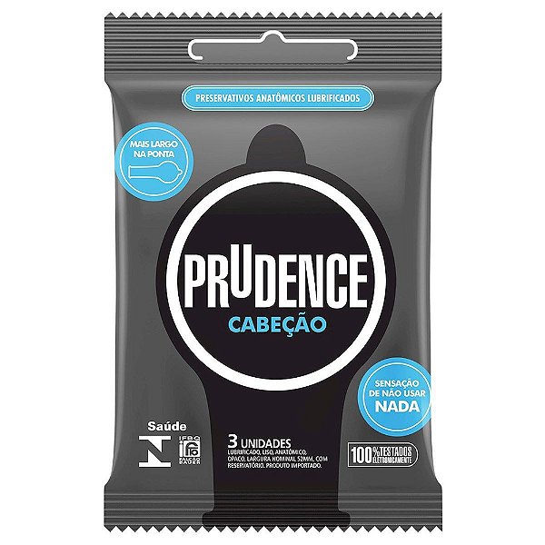 Preservativos Cabeção Com 3 Unidades Prudence
