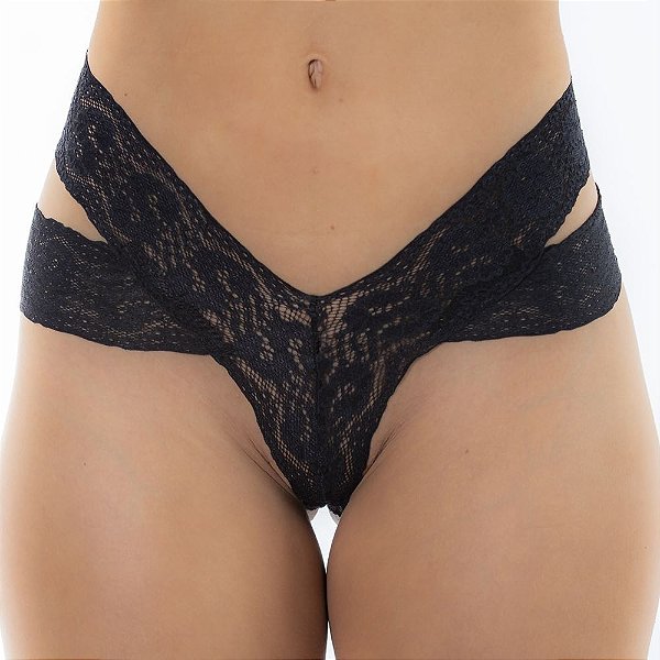 Tanga Fio Dental Chick Pimenta Sexy - Preto