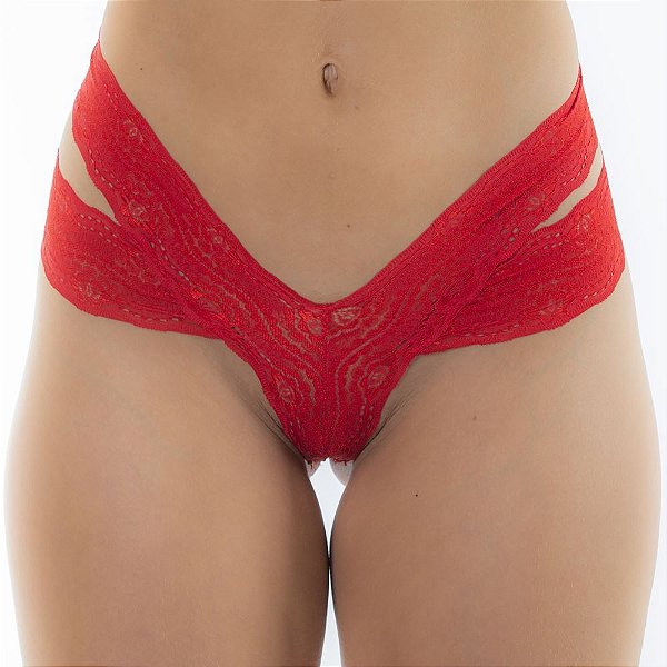 Tanga Fio Dental Chick Pimenta Sexy - Vermelho