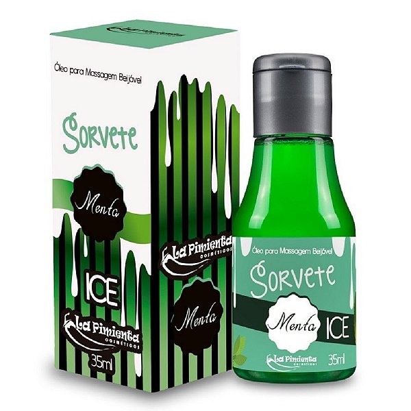 Gel Beijável Sorvete Ice 35ml La Pimienta - Menta