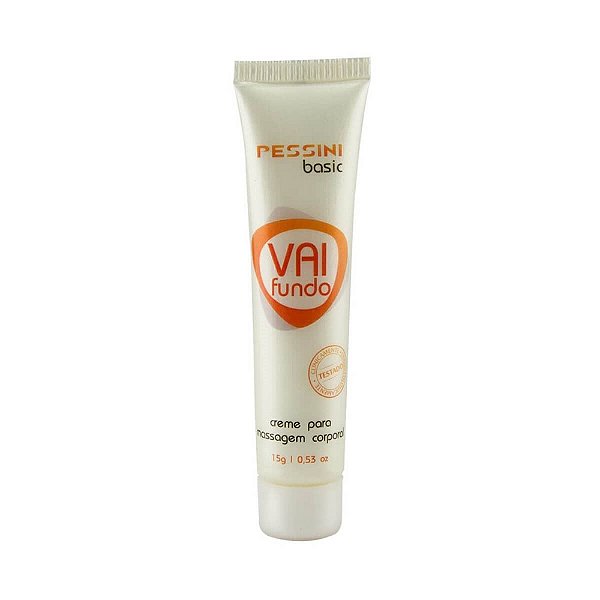 Vai Fundo Creme Dessensibilizante Para Massagem Corporal 15gr Pessini
