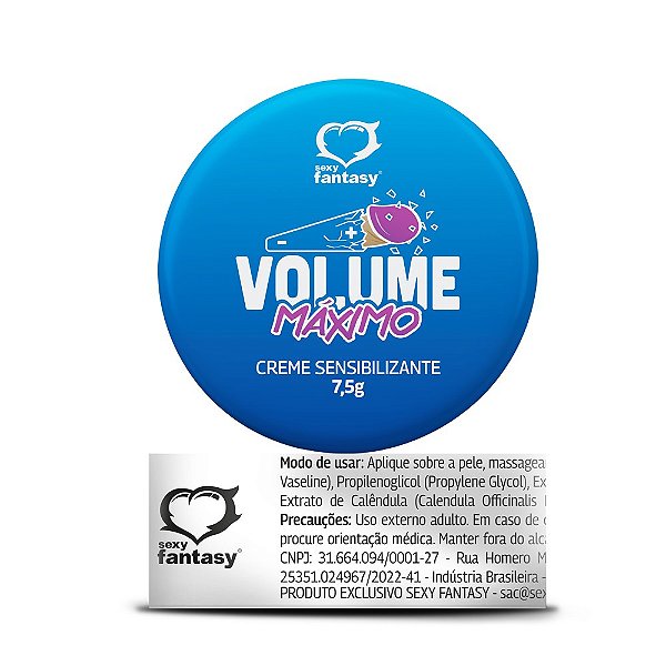 Volume Máximo Sensibilizante Pomada 7,5g Sexy Fantasy