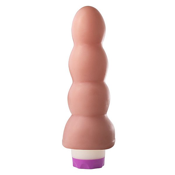 Plug Anal Motor 19,8 X 5 Cm Soulsex - Bege