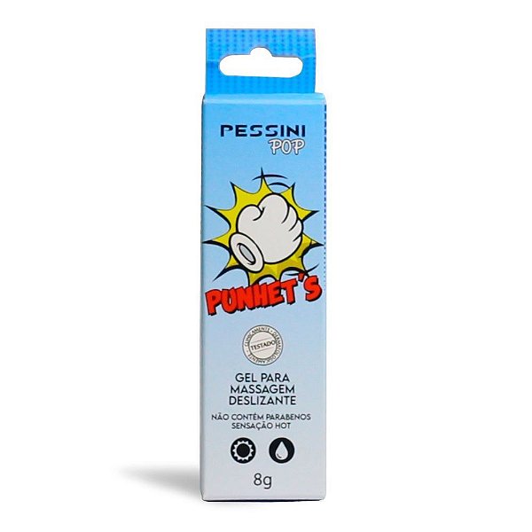 Punhet´s Gel Deslizante Masculino Linha Pop 08gr Pessini
