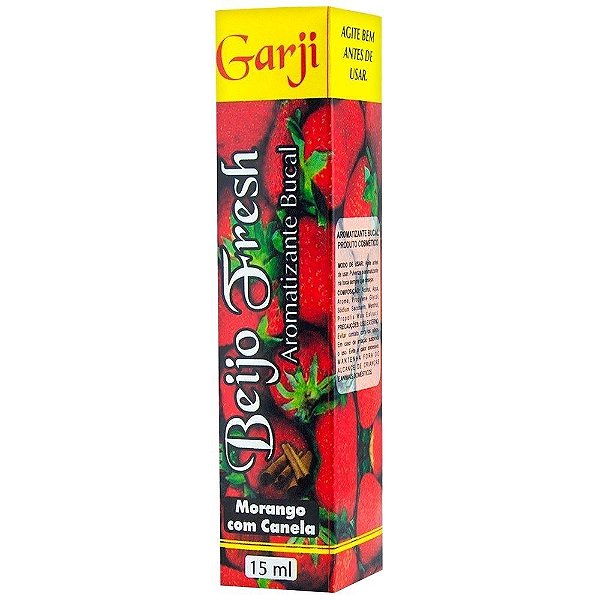 Beijo Fresh Aromatizante Bucal Spray 15ml Garji - Morango
