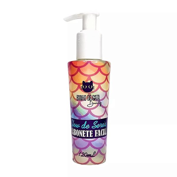 Sabonete Facial Glow De Sereia 120ml Banho De Gata