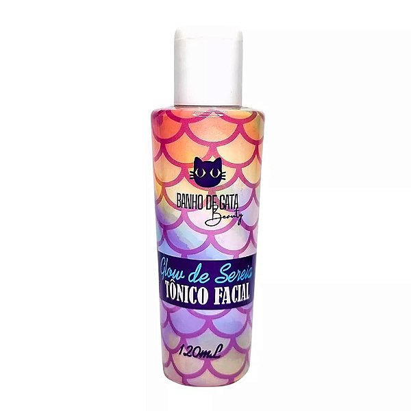 Tônico Facial Glow De Sereia 120ml Banho De Gata
