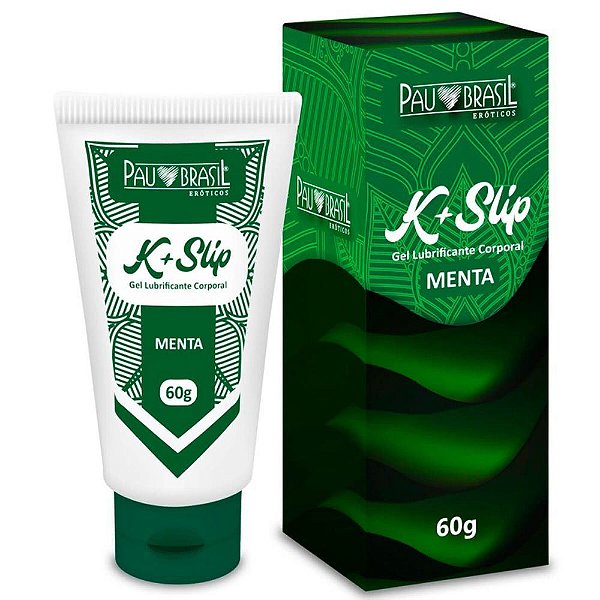 K+ Slip Lubrificante Aromatico 60g Pau Brasil - Menta