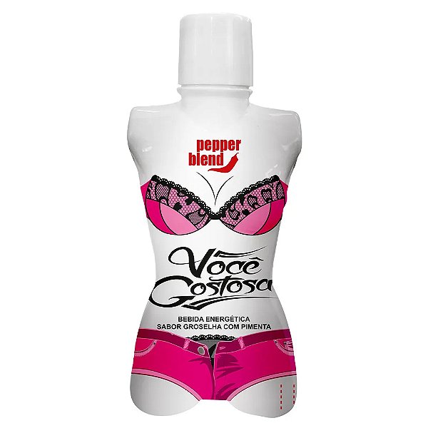 Você Gostosa Bebida Energética Sabor Groselha Com Pimenta 50ml Pepper Blend
