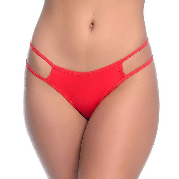Tanga Sexy Biju Fio Dental Com Strappy E Strass Patitex