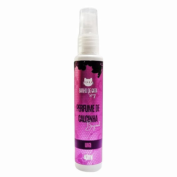 Perfume De Calcinha Beijável Banho De Gata 40ml Banho De Gata - Uva