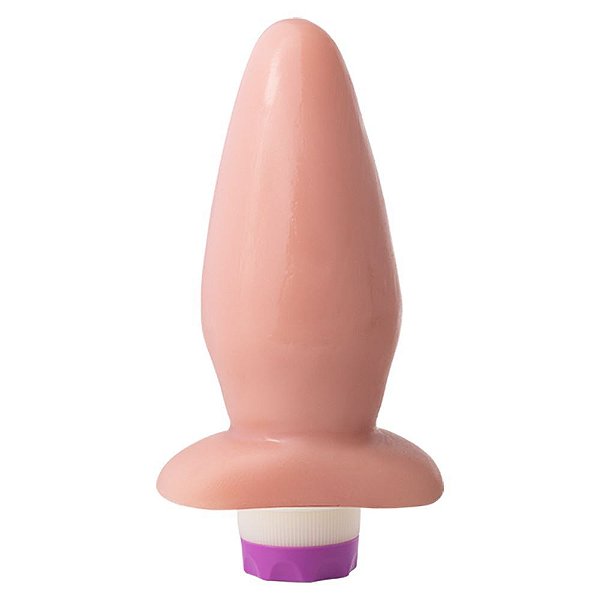 Plug Anal Com Motor 15,8 X 5,3cm Soulsex - Bege