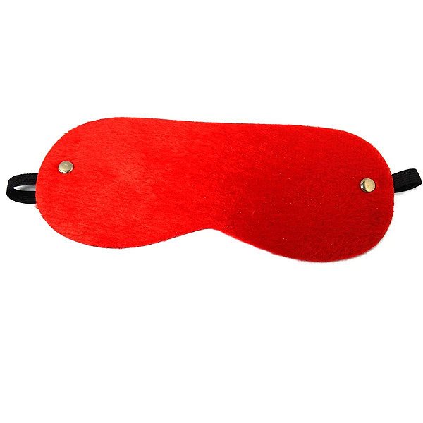 Venda Tapa Olhos Pelúcia Dominatrixxx - Vermelho