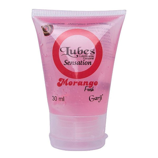 Lubes Sensation Lubrificante Fresh 30ml Garji - Morango