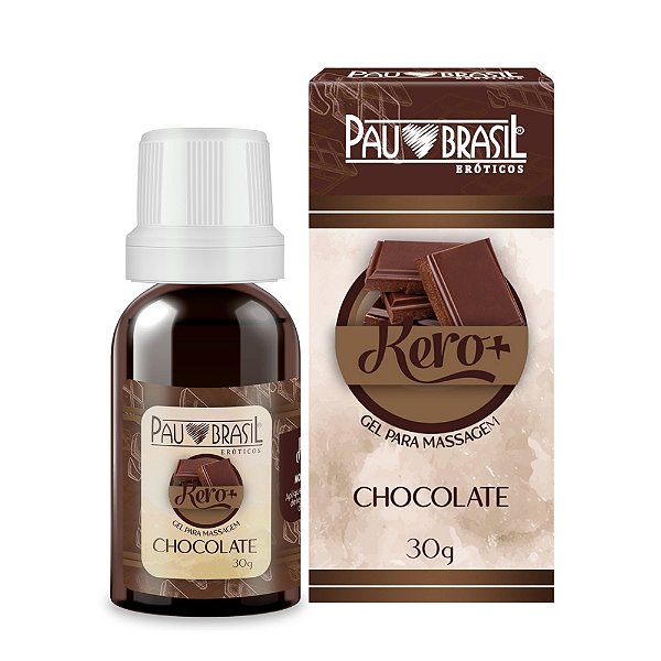 Kero+ Gel Comestível 30g Pau Brasil - Chocolate