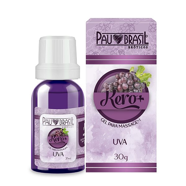 Kero+ Gel Comestível 30g Pau Brasil - Uva