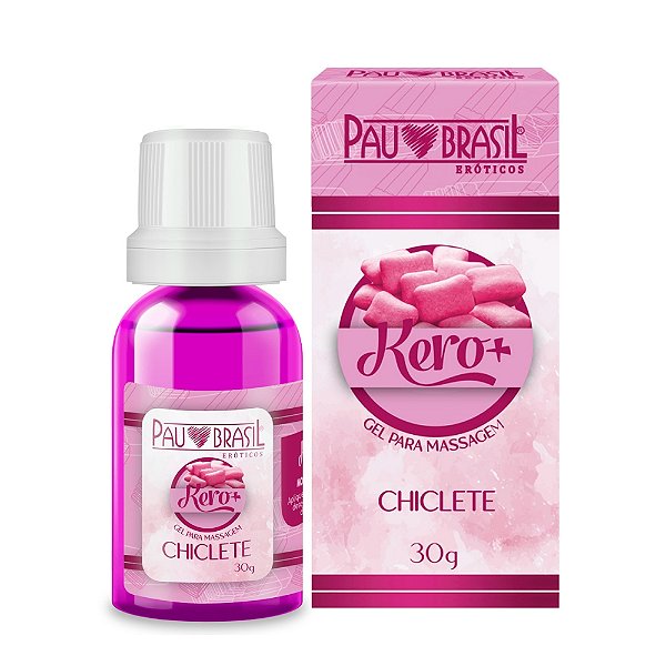 Kero+ Gel Comestível 30g Pau Brasil - Chiclete