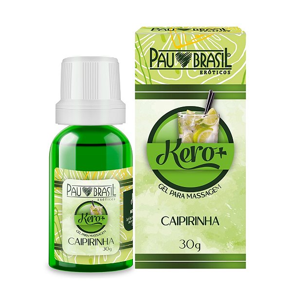 Kero+ Gel Comestível 30g Pau Brasil - Caipirinha
