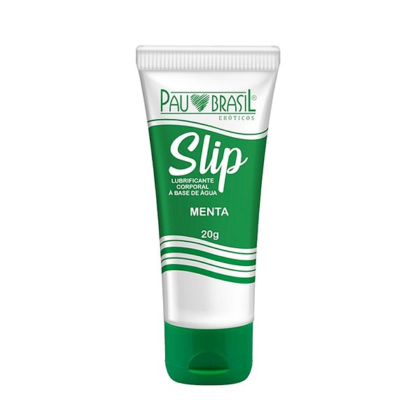 Slip Lubrificante Aromático a Base De água 20g Pau Brasil - Menta