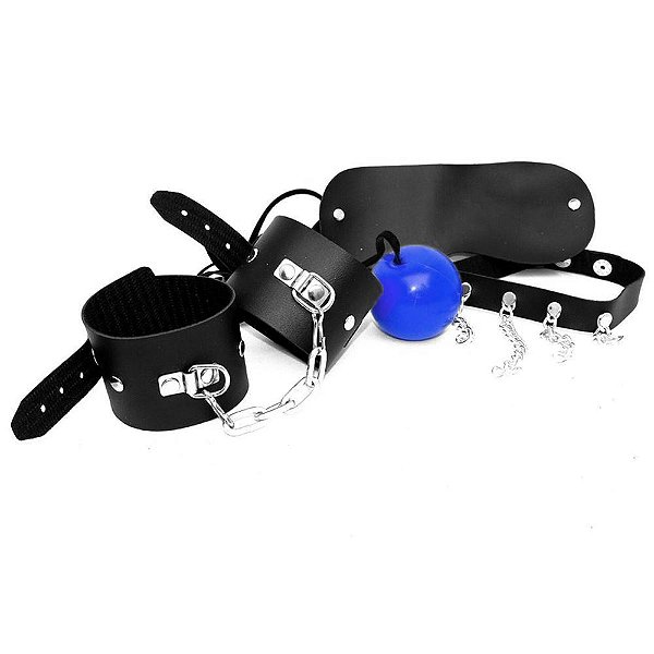 Kit Prisioneira 03 Dominatrixxx - Azul