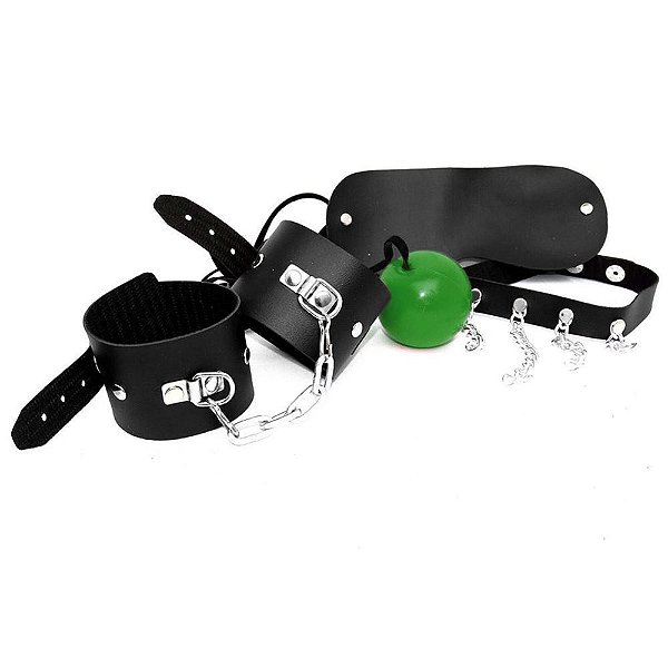 Kit Prisioneira 03 Dominatrixxx - Verde
