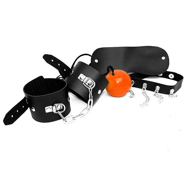 Kit Prisioneira 03 Dominatrixxx - Laranja