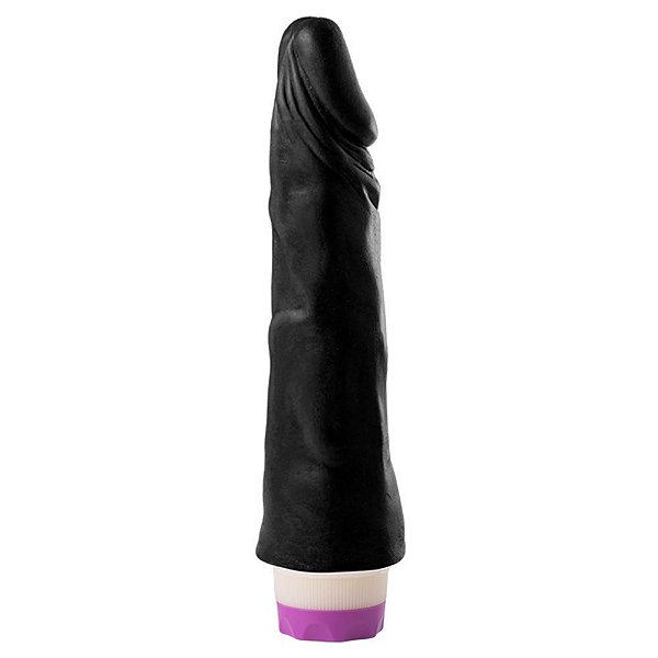 Pênis Vibrador 19,5 X 4,2 Cm Soulsex - Preto
