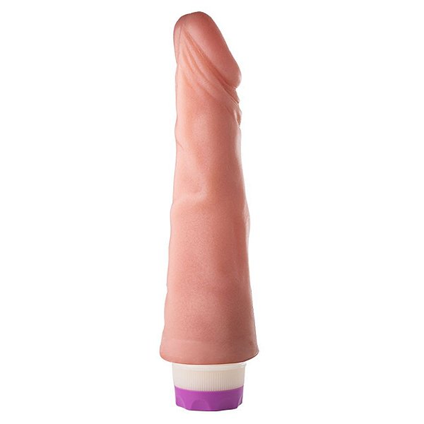 Pênis Vibrador 19,5 X 4,2 Cm Soulsex - Bege