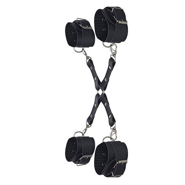 Kit Bracelete E Tornozeleira Xxx Dominatrixxx