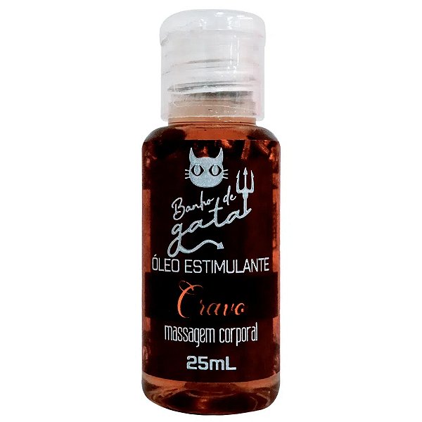 óleo De Cravo Estimulante Com Efeito Dessensibilizante 25ml Banho De Gata