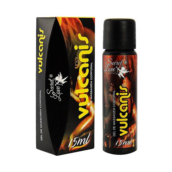 Vulcanis Excitante Unissex Esquenta E Esfria 15ml Segret Love